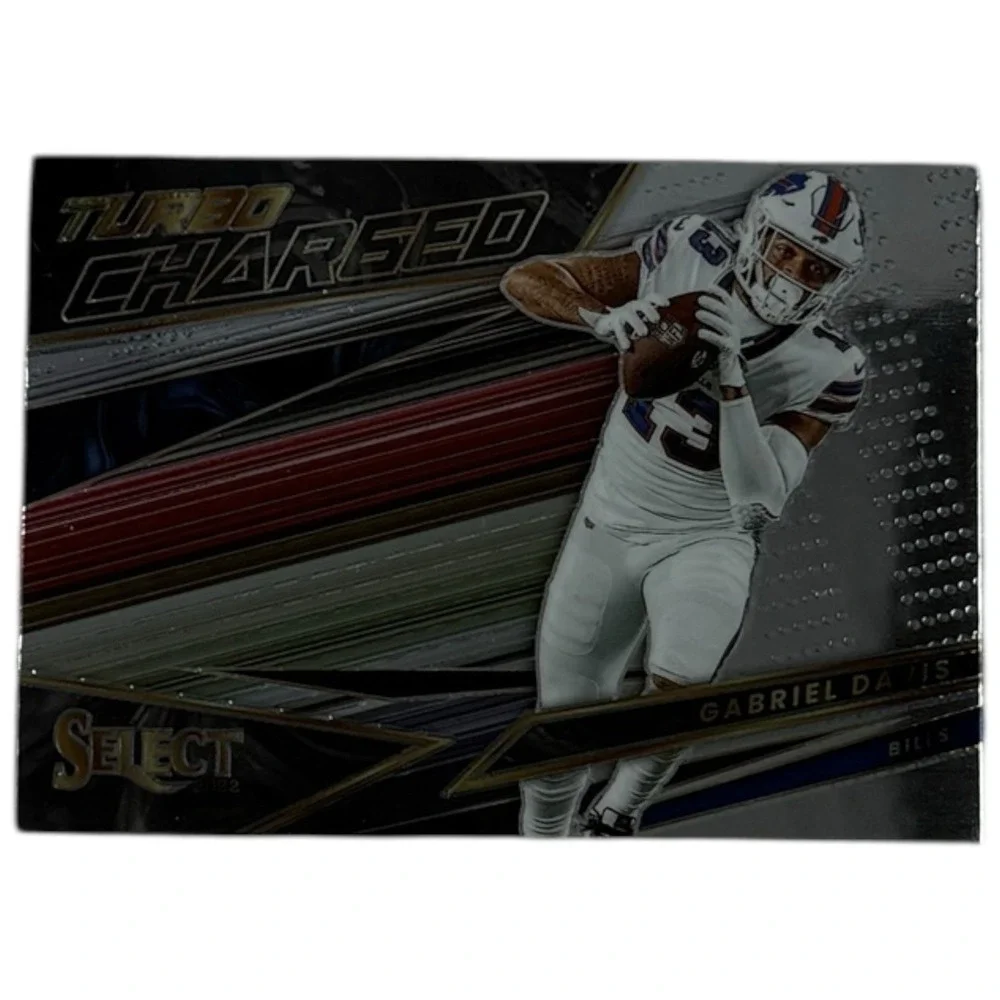 2022 Panini Select Gabriel Davis Turbo‎ Charged #TUR-17 Buffalo Bills